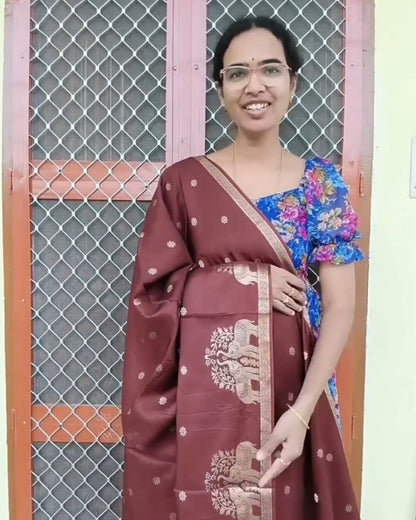Elephant Silk Saree