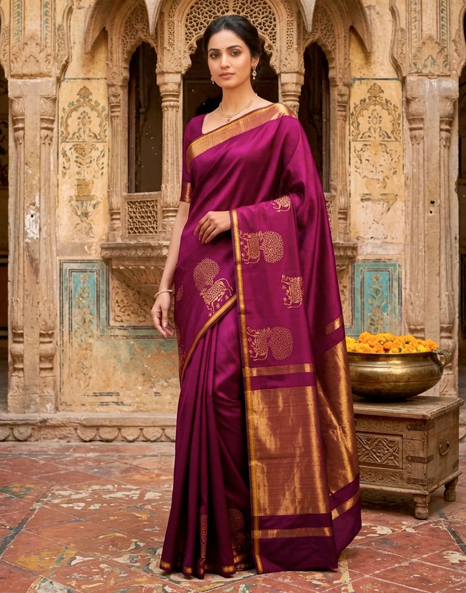 Gorgeous Reshimsilk saree