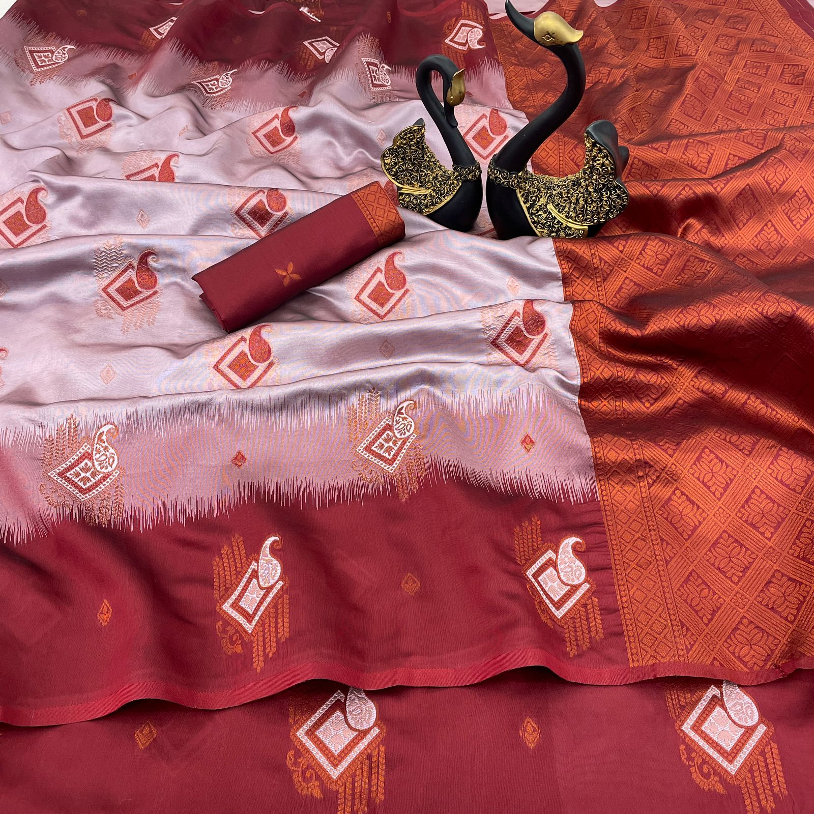 Premium Kuber Pattu Silk Saree for Wedding &amp; Party Wear