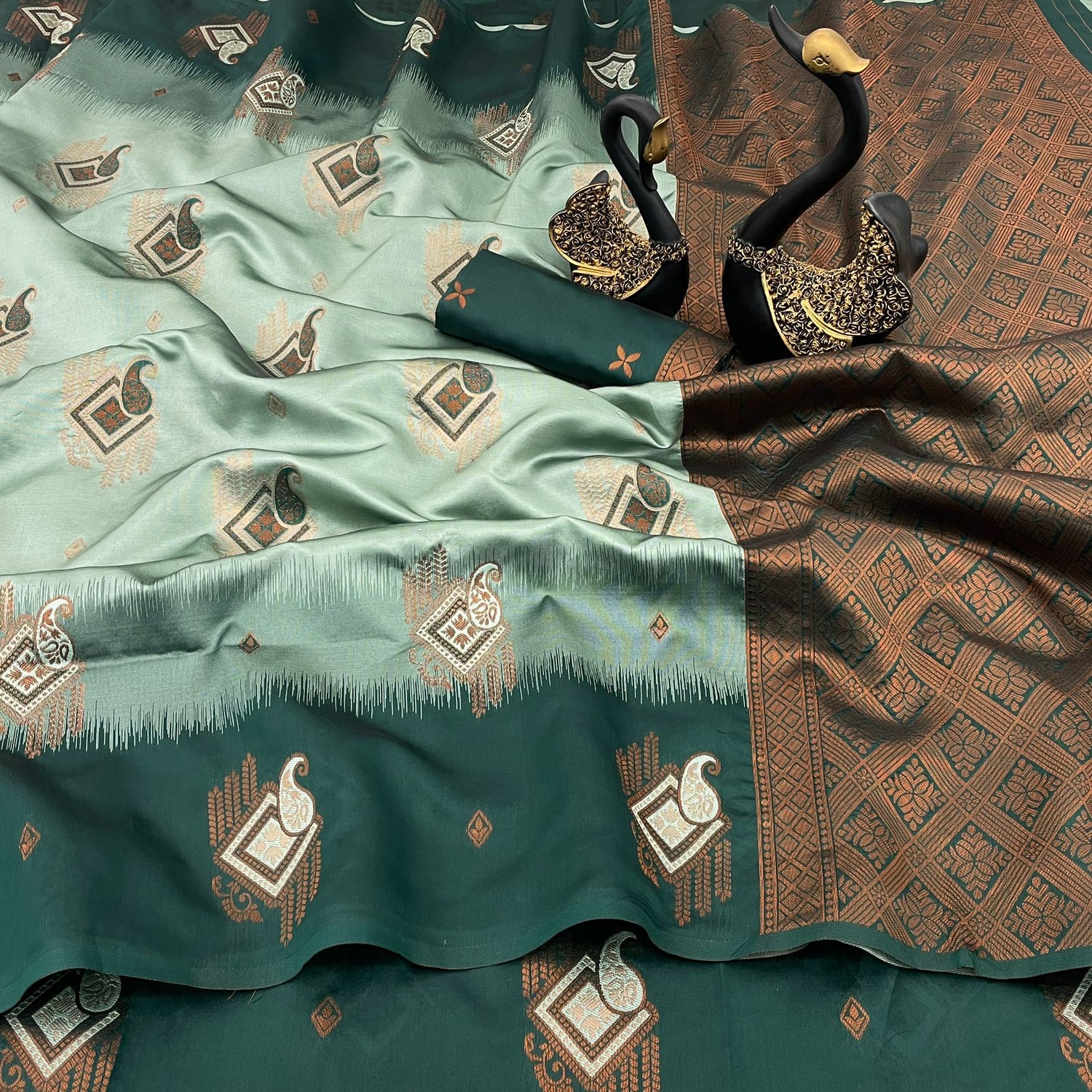 Premium Kuber Pattu Silk Saree for Wedding &amp; Party Wear