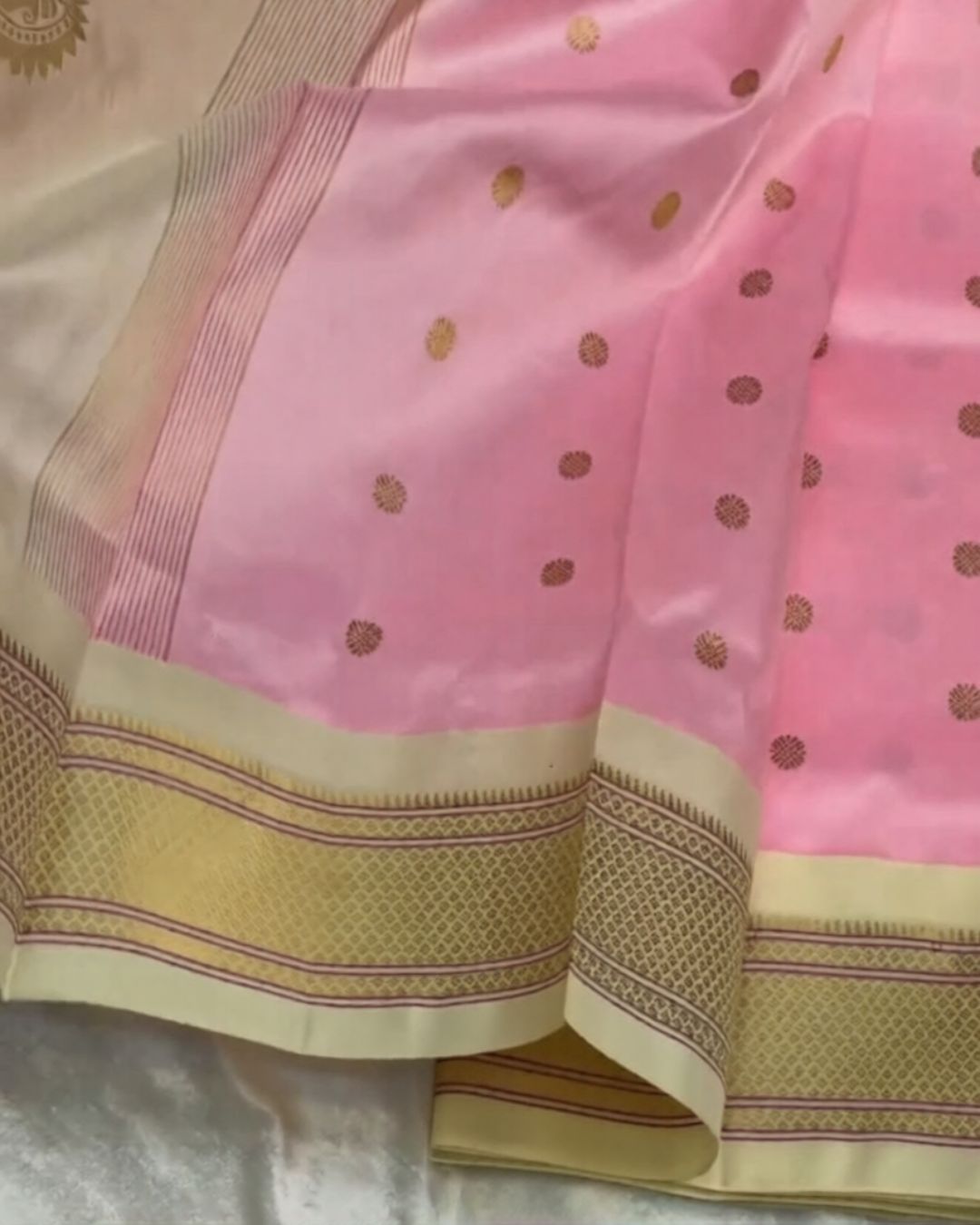 Light Pink Paithani Saree