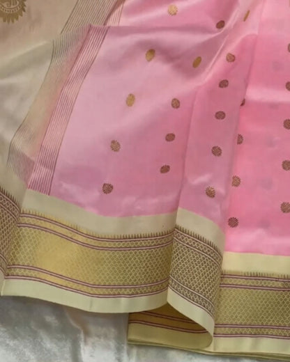Light Pink Paithani Saree
