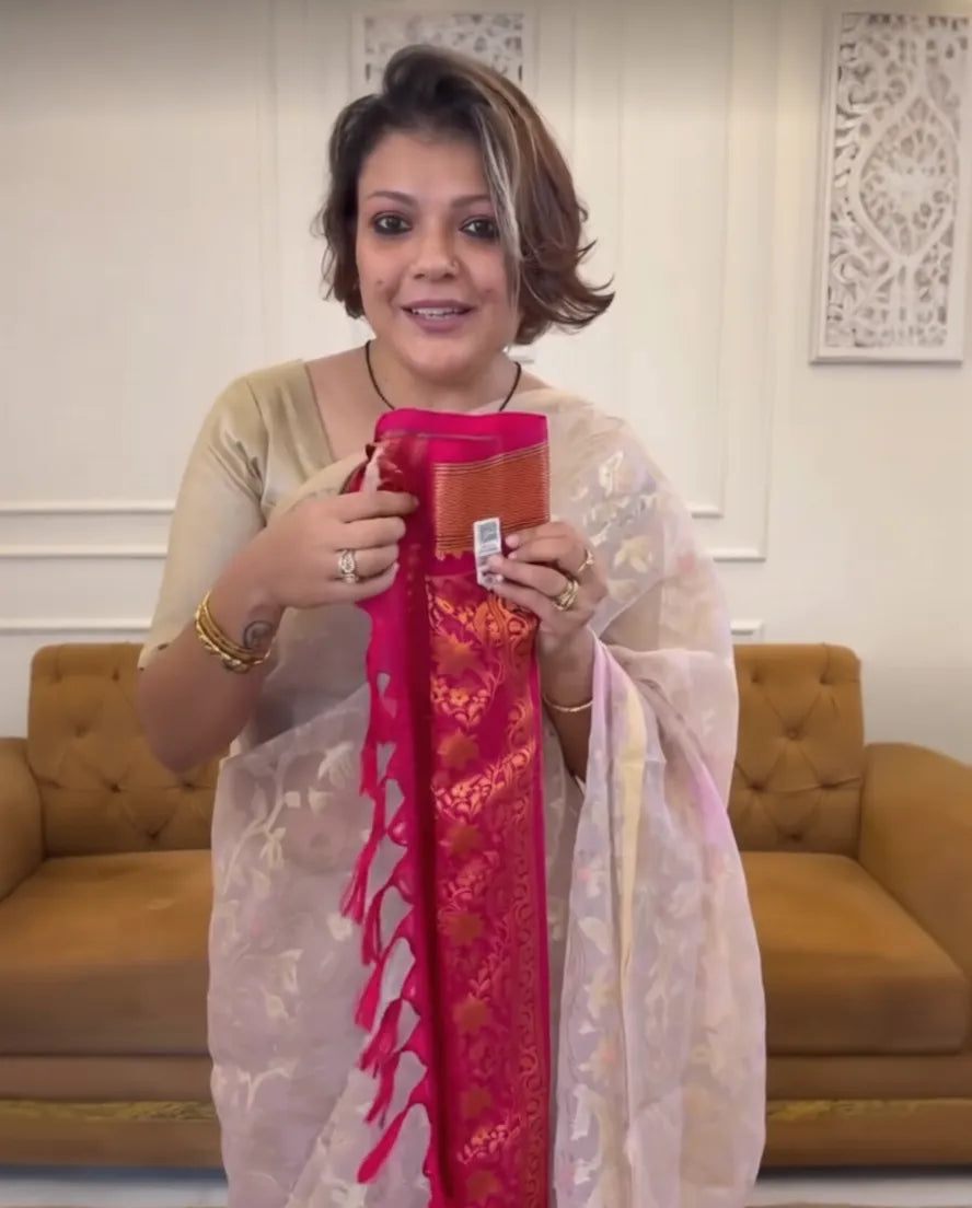 Sage Green Gadwal Saree