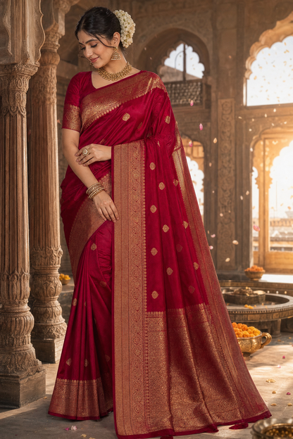 Sindoori Silk Saree