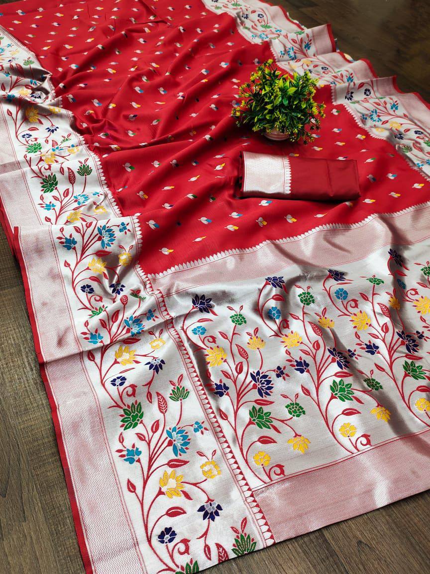 New Launch Paithani Silk Wedding Saree – Rich &amp; Elegant