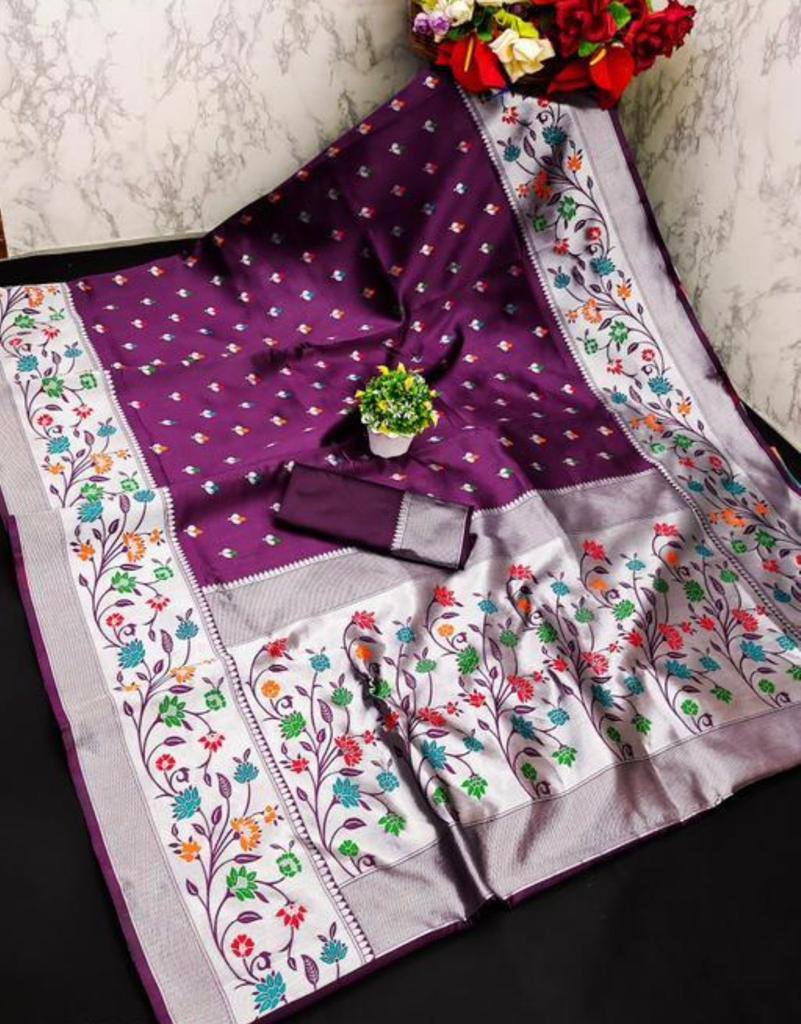 New Launch Paithani Silk Wedding Saree – Rich &amp; Elegant
